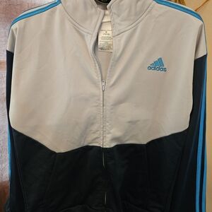 Adidas Gray and Black Track Jacket